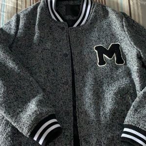 Super cute women’s varsity style jacket.